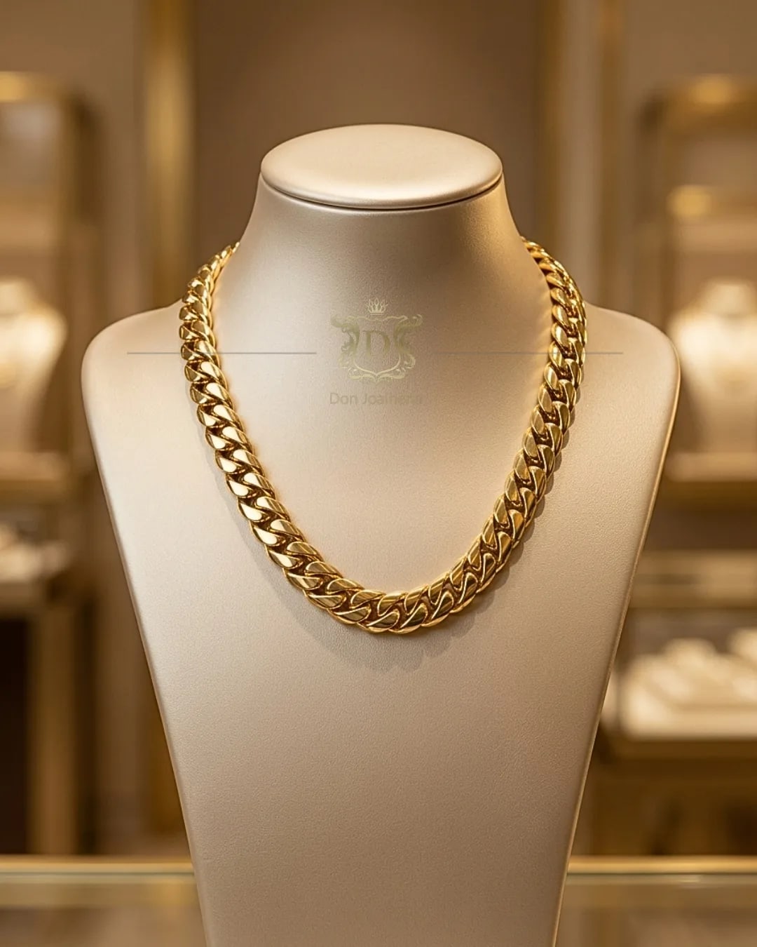Corrente Cuban Link 200 gramas fecho 160 diamantes Ouro 18k 750