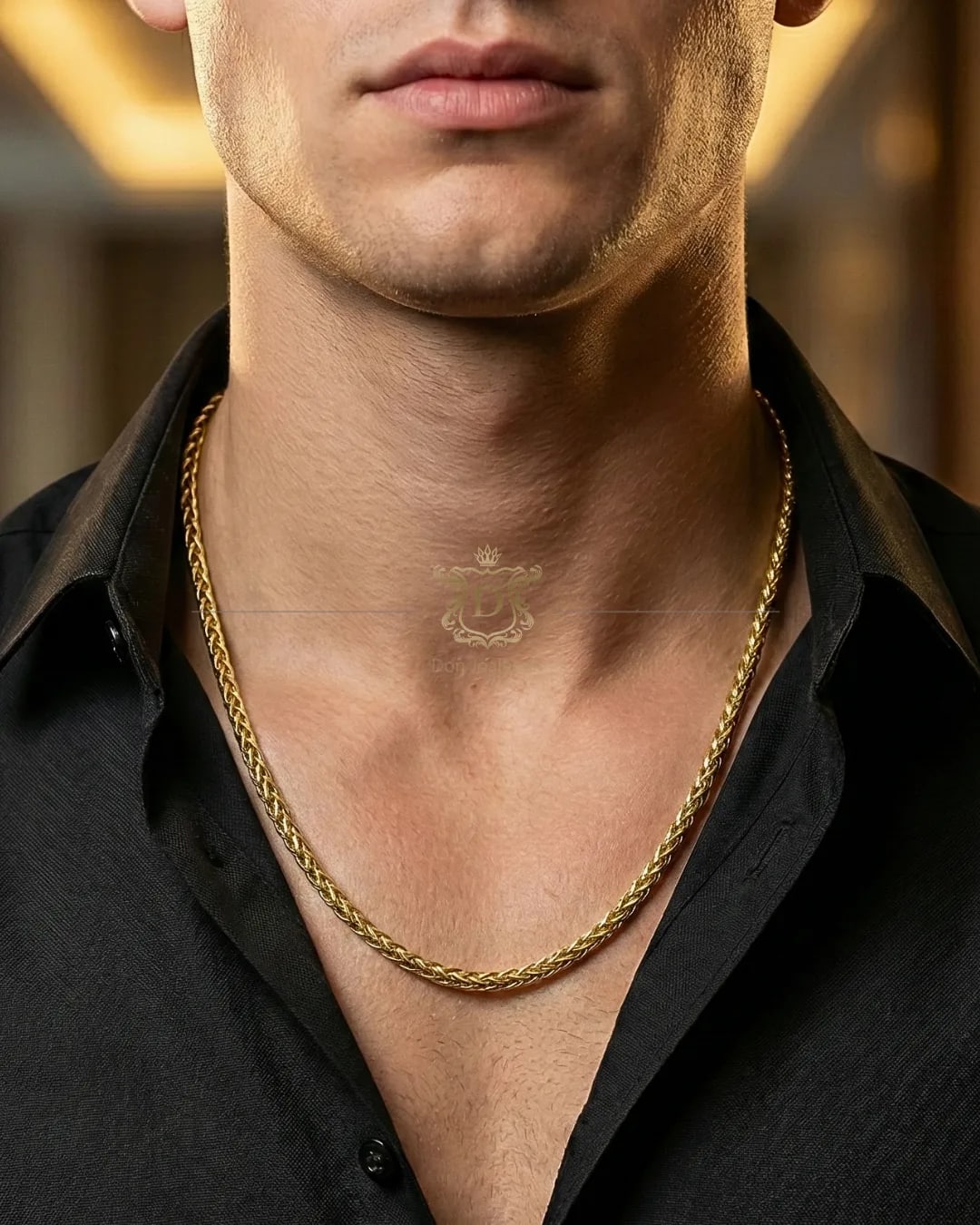 Pulseira Malha Palmeira 10 Gramas em Ouro 18k 750